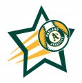 Oakland Athletics Baseball Goal Star logo decal sticker