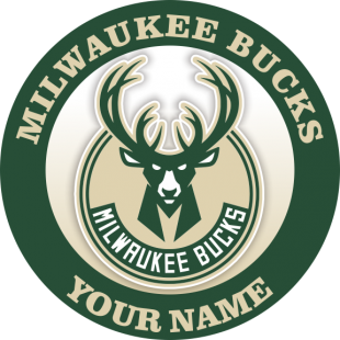 Milwaukee Bucks Customized Logo decal sticker