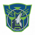Autobots Minnesota Timberwolves logo decal sticker