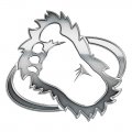 Colorado Avalanche Silver Logo decal sticker