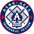 Reno Aces 2009 Anniversary Logo decal sticker