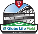 Texas Rangers 2020-Pres Stadium Logo decal sticker