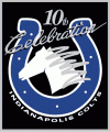Indianapolis Colts 1993 Anniversary Logo Sticker Heat Transfer