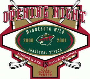 Minnesota Wild 2000 01 Special Event Logo decal sticker