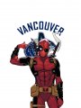 Vancouver Canucks Deadpool Logo decal sticker