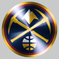 Denver Nuggets Stainless steel logo Sticker Heat Transfer