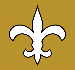 New Orleans Saints 1976-1999 Alt on Dark Logo Sticker Heat Transfer