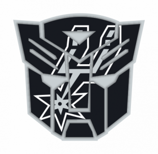 Autobots San Antonio Spurs logo decal sticker