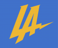Los Angeles Chargers 2017 Unused Logo Sticker Heat Transfer