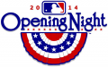 MLB Opening Day 2014 Special Logo Sticker Heat Transfer