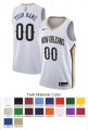 New Orleans Pelicans Custom Letter and Number Kits for Association Jersey Material Twill