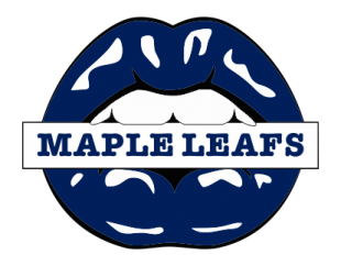 Toronto Maple Leafs Lips Logo Sticker Heat Transfer