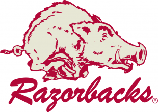 Arkansas Razorbacks 1964-1972 Alternate Logo decal sticker
