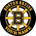 Boston Bruins Customized Logo Sticker Heat Transfer