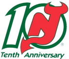 New Jersey Devils 1991 92 Anniversary Logo decal sticker