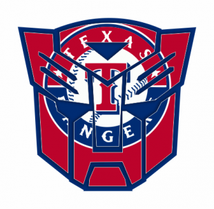 Autobots Texas Rangers logo Sticker Heat Transfer