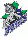 Swift Current Broncos 1995 96-2002 03 Primary Logo decal sticker