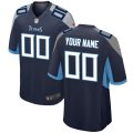 Tennessee Titans Custom Letter and Number Kits For Navy Jersey Material Vinyl