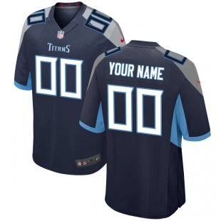 Tennessee Titans Custom Letter and Number Kits For Navy Jersey Material Vinyl