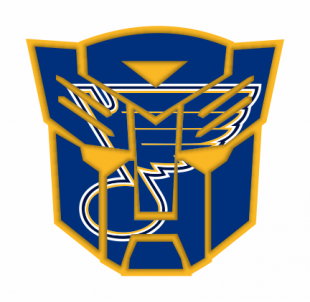 Autobots St. Louis Blues logo decal sticker