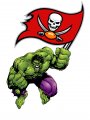 Tampa Bay Buccaneers Hulk Logo decal sticker