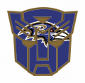 Autobots Baltimore Ravens logo decal sticker