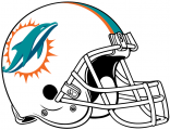 Miami Dolphins 2018-Pres Helmet Logo Sticker Heat Transfer