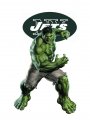 New York Jets Hulk Logo Sticker Heat Transfer