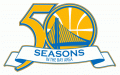 Golden State Warriors 2011-2011 Anniversary Logo Sticker Heat Transfer