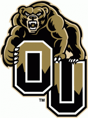 Oakland Golden Grizzlies 2002-2008 Primary Logo Sticker Heat Transfer