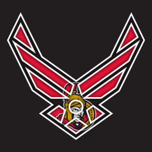Airforce Ottawa Senators Logo Sticker Heat Transfer