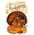 Thanksgiving Day Logo 40 Sticker Heat Transfer