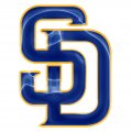San Diego Padres Crystal Logo Sticker Heat Transfer