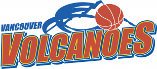 Vancouver Volcanoes 2005-2009 Primary Logo Sticker Heat Transfer