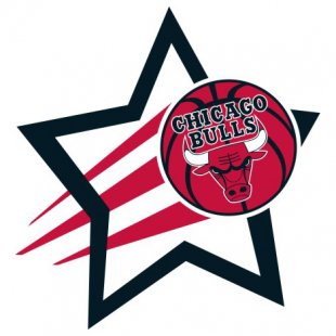 Chicago Bulls Basketball Goal Star logo decal sticker