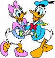 Donald Duck Logo 62 decal sticker