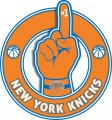 Number One Hand New York Knicks logo decal sticker