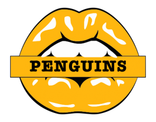 Pittsburgh Penguins Lips Logo decal sticker