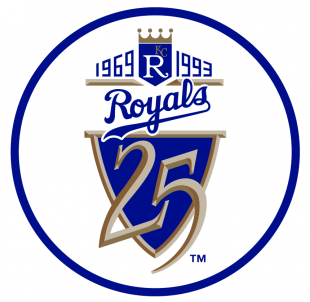 Kansas City Royals 1993 Anniversary Logo decal sticker