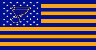 st. louis blues Flag001 logo Sticker Heat Transfer