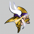 Minnesota Vikings Stainless steel logo Sticker Heat Transfer