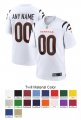 Cincinnati Bengals Custom Letter and Number Kits For White Jersey 01 Material Twill