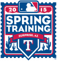 Texas Rangers 2015 Event Logo Sticker Heat Transfer