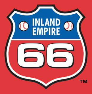 Inland Empire 66ers 2003-2013 Cap Logo Sticker Heat Transfer