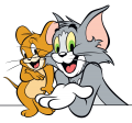 Tom and Jerry Logo 12 Sticker Heat Transfer