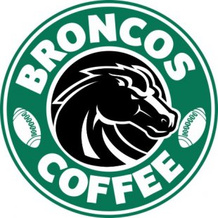 Denver Broncos starbucks coffee logo decal sticker