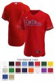 Philadelphia Phillies Custom Letter and Number Kits for Alternate Jersey 02 Material Twill