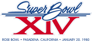 Super Bowl XIV Logo Sticker Heat Transfer