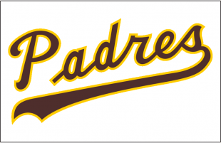 San Diego Padres 1974-1977 Jersey Logo Sticker Heat Transfer