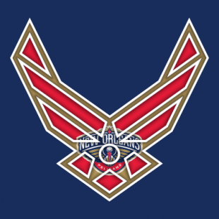 Airforce New Orleans Pelicans Logo Sticker Heat Transfer